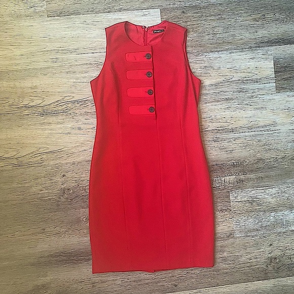 J. McLaughlin button shift dress